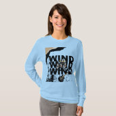 Wind & Rock Musicグラフィック長袖Tシャツ Tシャツ (正面フル)