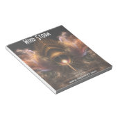 Wind Storm Fractal Artメモ帳 ノートパッド (アングル)