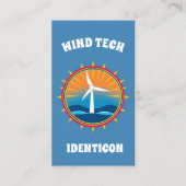 WIND TECH with QR code 名刺 (正面)