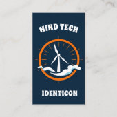 WIND TECH with QR code 名刺 (正面)