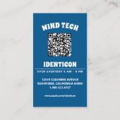 WIND TECH with QR code 名刺 (裏面)