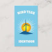 WIND TECH with QR code 名刺 (正面)