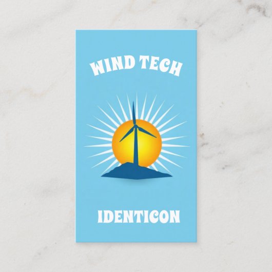 WIND TECH with QR code 名刺 (正面)