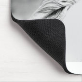 Wind.tifのLIN26BWの鬣 マウスパッド (コーナー)