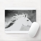 Wind.tifのLIN26BWの鬣 マウスパッド (マウス)