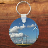 Wind turbines on the roadside キーホルダー (正面)