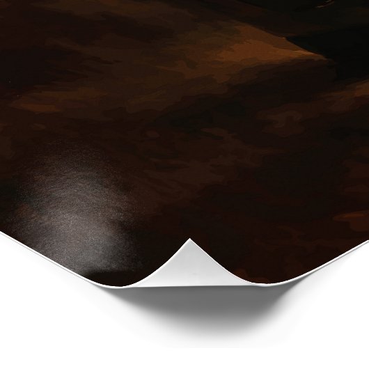 Wind-Up Office Man Surreal Routine Grind Oil Paint ポスター (コーナー)