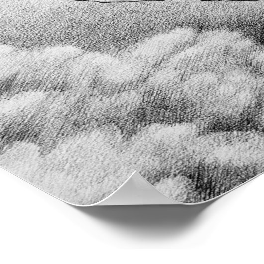 "Wind Whales" Poster ポスター (角)