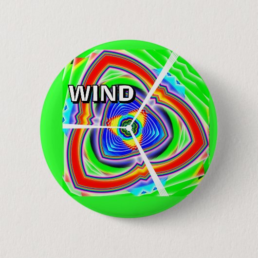 WIND (you may change the word) 缶バッジ (正面)
