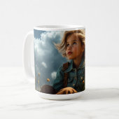 Windblown Child コーヒーマグカップ (正面左)