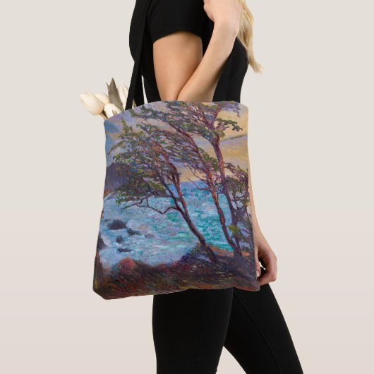Windblown Cypress & Elkhorn Slough Locals Tote トートバッグ (クローズアップ)