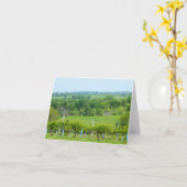 Windcrestのブドウ園Raymond、NEのノートまたは挨拶状 カード (黄色い花)