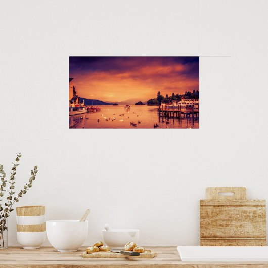 Windermereの黄褐色 ポスター (キッチン)