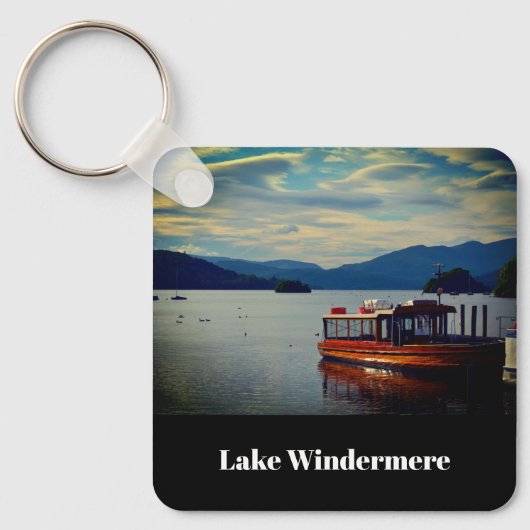 Windermere, the Lake District Landscape Photo キーホルダー (正面)