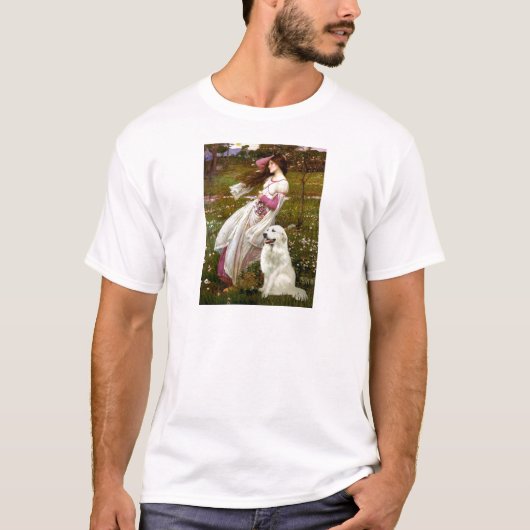 Windflowers - グレートピレネー1 tシャツ (正面)