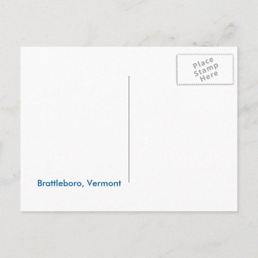 Windham郡の引越し業者: 郵便はがき 案内ポストカード (裏面)