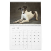 Windhoundsの2012匹の絹の子犬2 カレンダー (3月 2027)