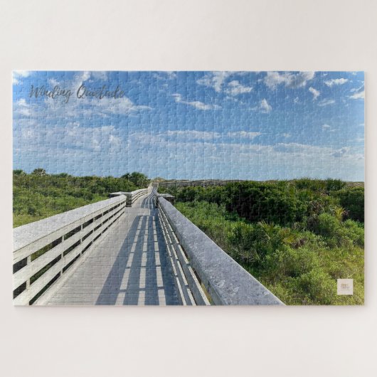 Winding Quietude – Florida Boardwalk | Quiet Ember ジグソーパズル (横)