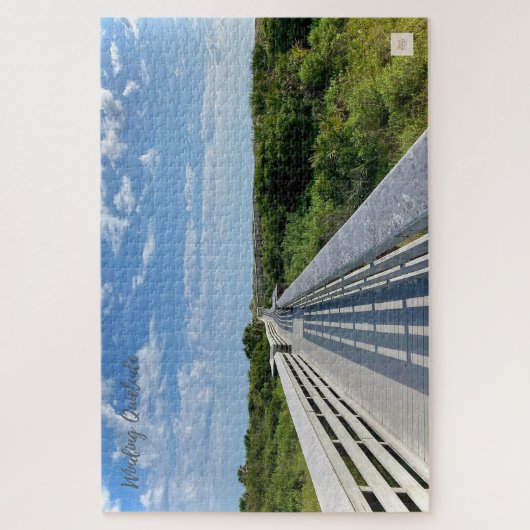 Winding Quietude – Florida Boardwalk | Quiet Ember ジグソーパズル (縦)