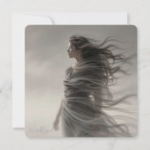 Windkissed - AI Fantasy Digital Art Print (正面)