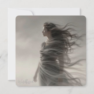 Windkissed - AI Fantasy Digital Art Print
