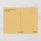 Windmill and Leiden Windmill Bridge Netherlands ポストカード (裏面)