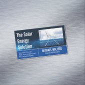 Windmill and Solar Panels | Energy マグネット名刺 (インサイチュ)