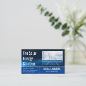 Windmill and Solar Panels | Energy 名刺 (スタンド正面)