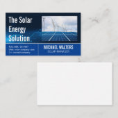 Windmill and Solar Panels | Energy 名刺 (正面/裏面)