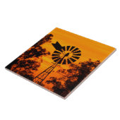 Windmill at Sunset，オーストラリア タイル (側面)