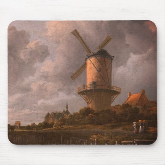 Windmill at Wijk bij Duurstede: マウスパッド (正面)