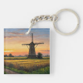 Windmill In The Countryside キーホルダー (裏面)