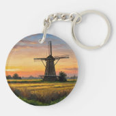 Windmill In The Countryside キーホルダー (裏面)