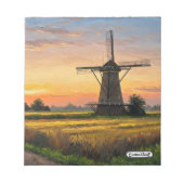 Windmill In The Countryside ノートパッド (正面)