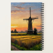 Windmill In The Countryside ノートブック (裏面)
