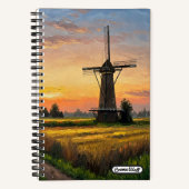 Windmill In The Countryside ノートブック (正面)