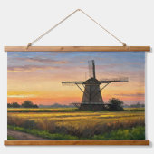 Windmill In The Countryside 吊り下げ型タペストリー (正面)