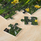 Windmill Netherlands Tulip Garden Europe ジグソーパズル (側面)