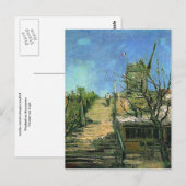 Windmill on Montmartre (F271) Van Gogh Fine Art ポストカード (正面/裏面)