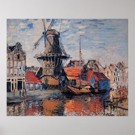 Windmill on the Onbekende Canal ポスター (正面)