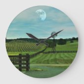 windmill vineyard ラージ壁時計 (正面)