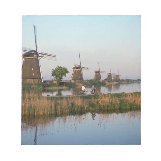 Windmills, Kinderdijk,オランダ ノートパッド (正面)