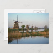 Windmills, Kinderdijk,オランダ ポストカード (正面/裏面)