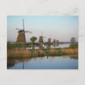 Windmills, Kinderdijk,オランダ ポストカード (正面)