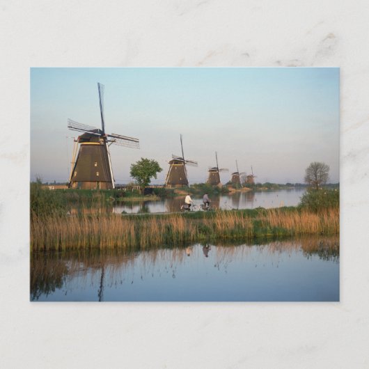 Windmills, Kinderdijk,オランダ ポストカード (正面)
