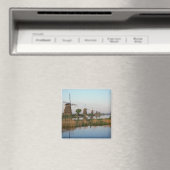 Windmills, Kinderdijk,オランダ マグネット (インサイチュ (食洗機))