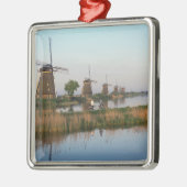 Windmills, Kinderdijk,オランダ メタルオーナメント (左)