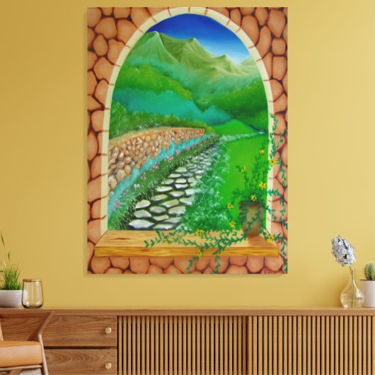 Window キャンバスプリント (インサイチュ (リビング))