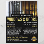 Window & Bars, Window & Door Fitter Company チラシ (正面)