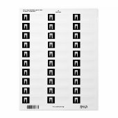 Window Cat クリック toカスタマイズ任意の色のデコアを取得 ラベル (フルシート)